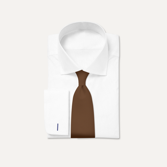 The Everyday Solid Silk Tie – Chocolate