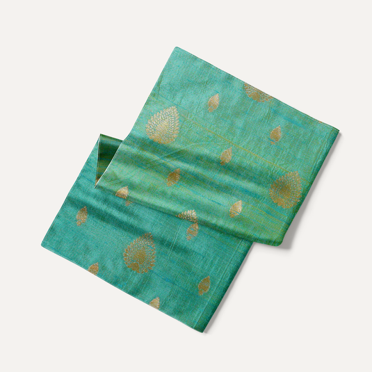 The Banaras Buta Pocket Square – Jade