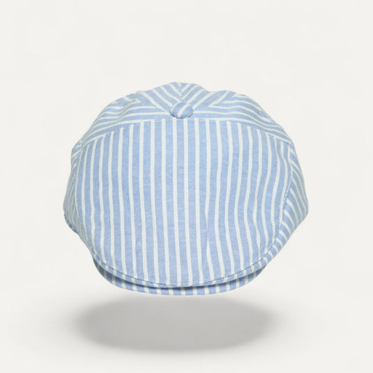 The Striped Ivy Cap - Light Blue