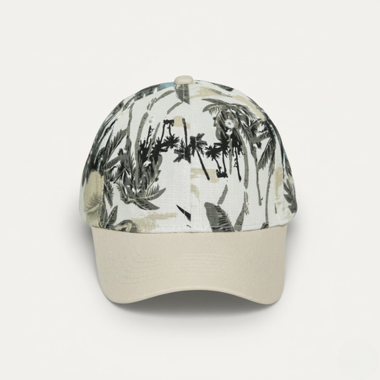 The Weekend Edit Baseball Cap – Palm Print