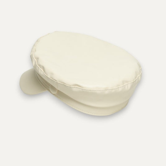 The Night Shift Flat Top Cap (White)