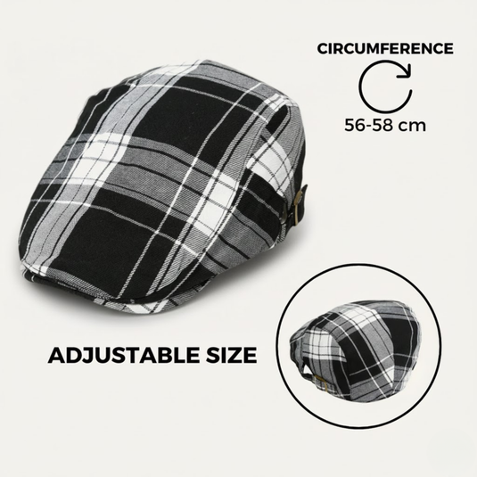 The Crosswalk Ivy Cap – Black Check