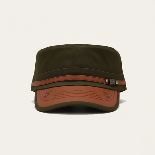 The Field Notes Flat Top Cap (Olive)