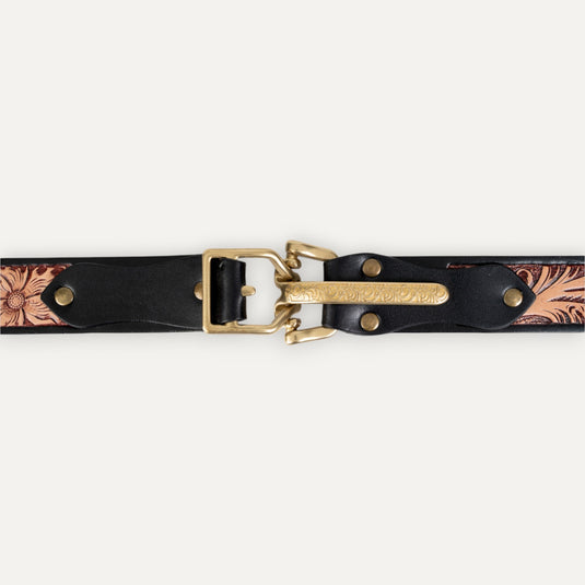 The Heirloom Trail Belt – Black & Burnt Tan