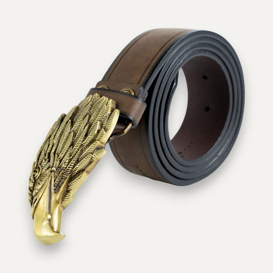 The Watchful Eagle Belt – Brown