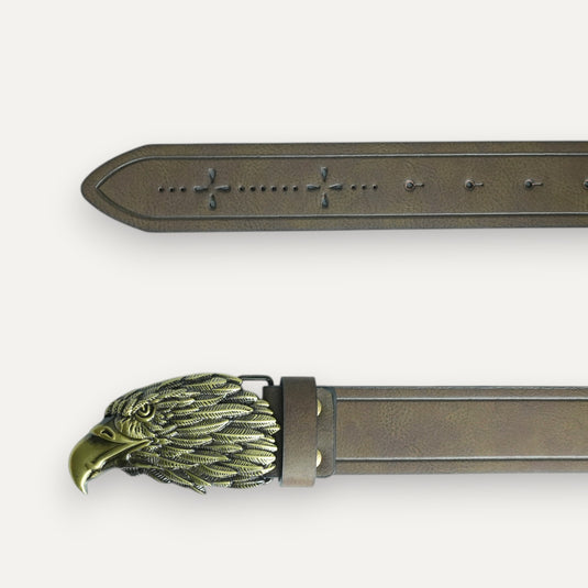 The Watchful Eagle Belt – Brown
