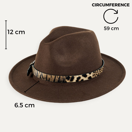 The Wildcard Fedora (Brown)