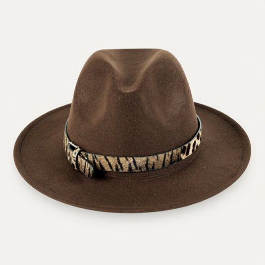 The Wildcard Fedora (Brown)