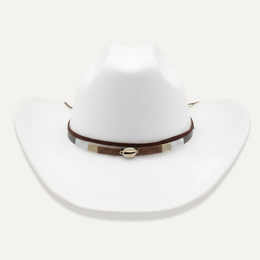The Montara Wide-Brim Fedora (Ivory)