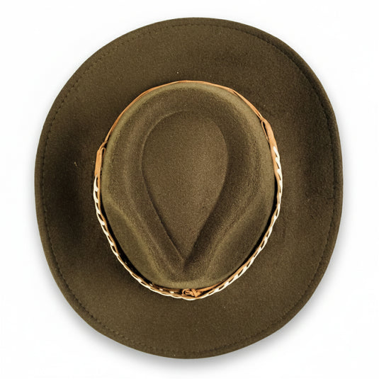 The Quietly Outdoorsy Fedora (Olive)