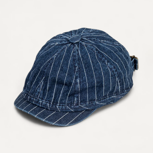 The Pinline Baker Boy Cap – Indigo