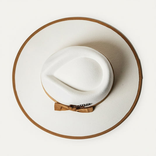 The Featherweight Statement Fedora (Ivory)