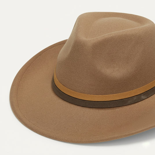 Fedora Hat with Leather Band