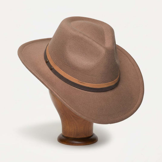 Fedora Hat with Leather Band