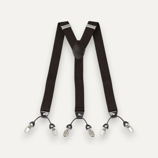 The Tailor’s Choice Suspenders – Espresso Brown
