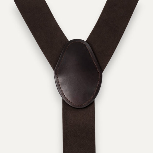 The Tailor’s Choice Suspenders – Espresso Brown
