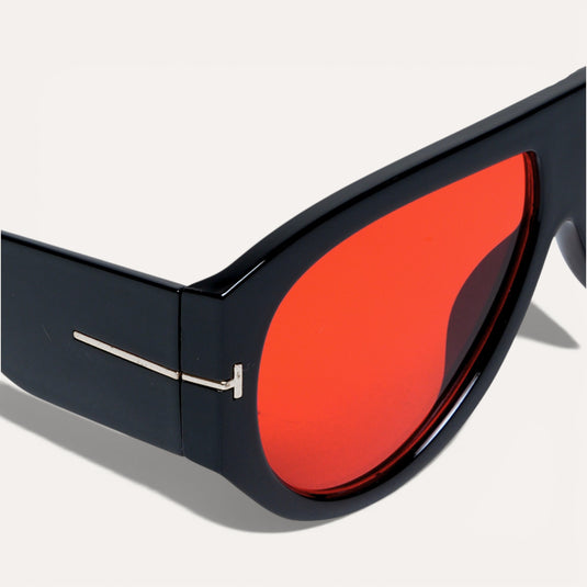The Blackout Signal Sunglasses – Red Tint