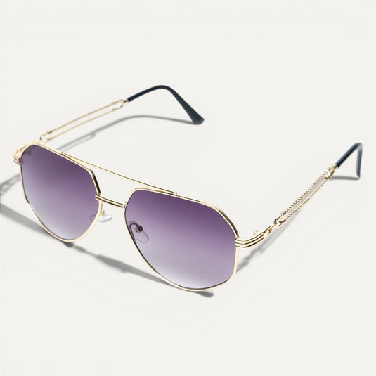 The Gilded Line Sunglasses – Gold