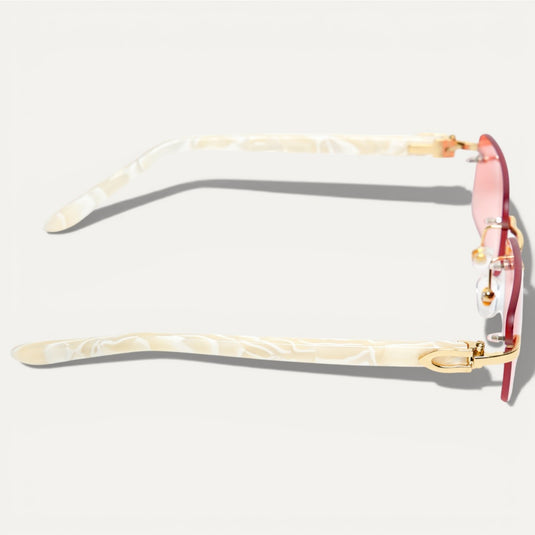 The Quiet Glow Sunglasses – Blush