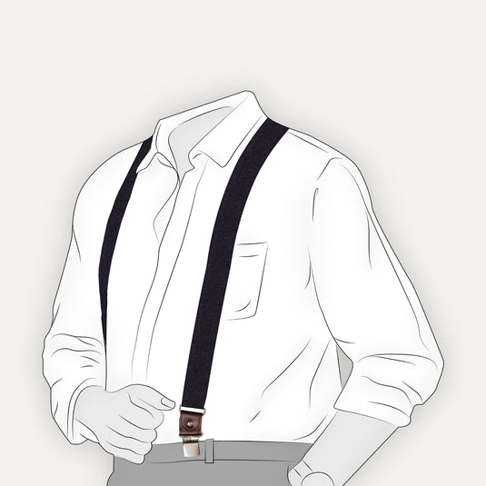 The Clean Line Suspenders – Black