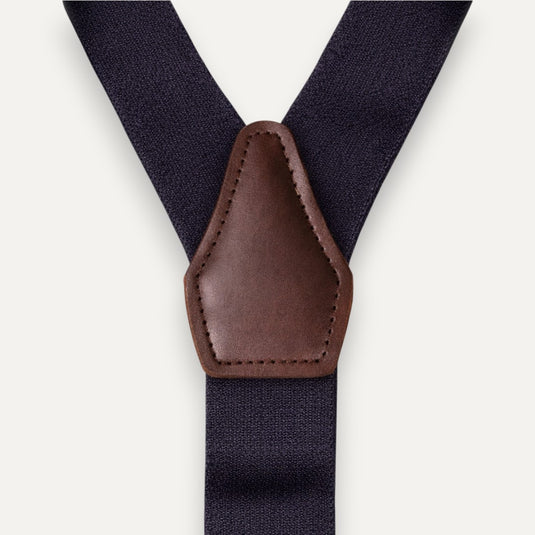 The Rivet Line Suspenders – Black