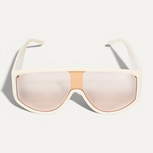 The Soft Focus Sunglasses - White