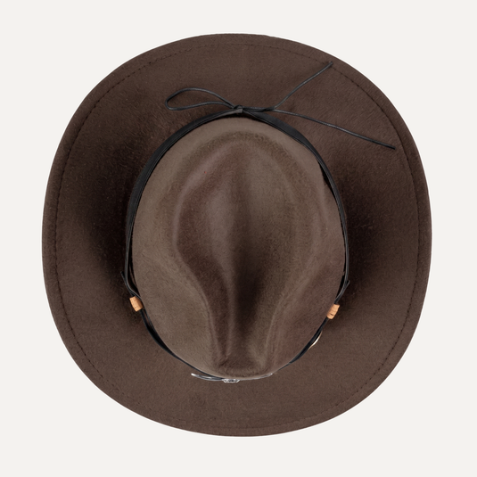The Longhorn Trail Cowboy Hat (Dark Brown)
