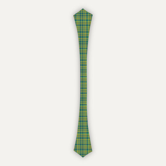 The Balanced Plaid Cravat – Olive & Moss