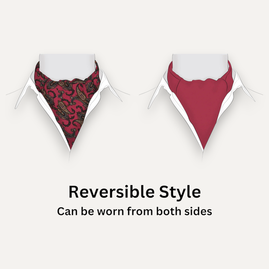 The Paisley Drift Cravat – Rosewood