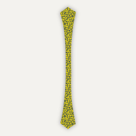 The Garden Chronicle Cravat – Yellow & Blue