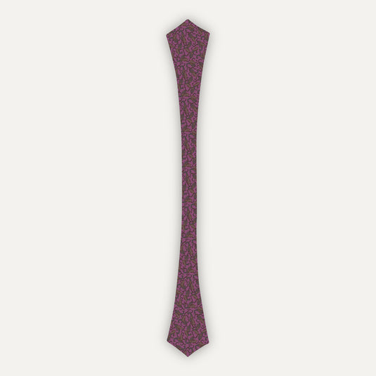 The Paisley Drift Cravat – Plum