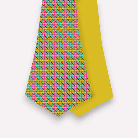 The Kaleido Grid Cravat