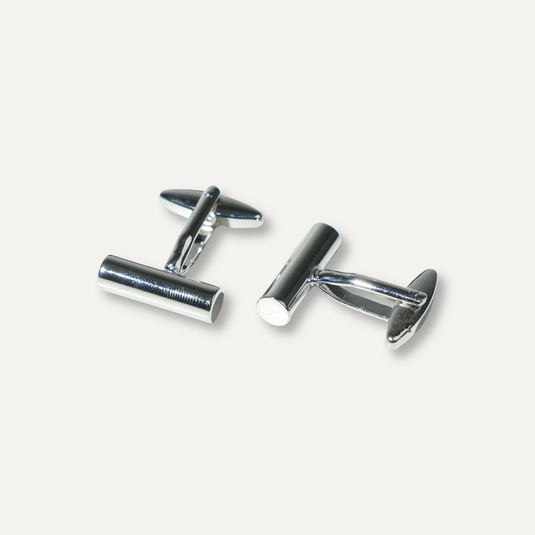 The Matte Bar Cuff Links – Silver