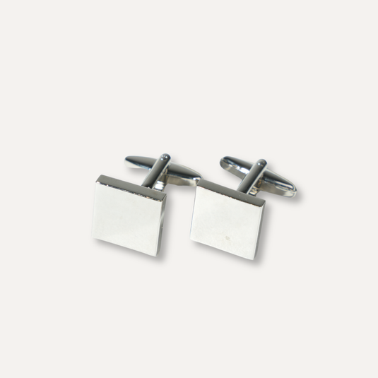 The Clean Slate Cuff Links – Silver