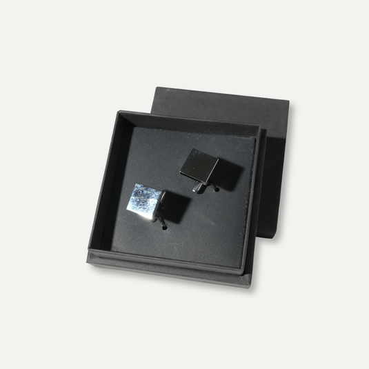 The Clean Slate Cuff Links – Silver