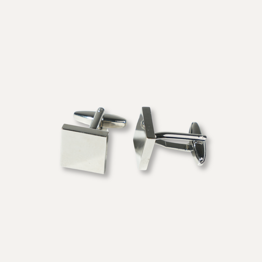 The Clean Slate Cuff Links – Silver