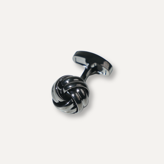 The Compact Knot Cuff Links – Gunmetal