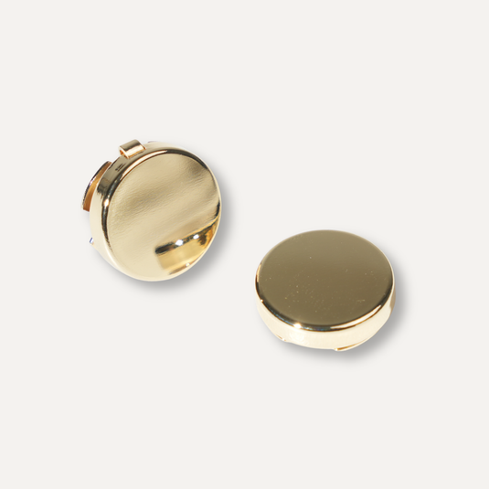 The Classic Disc Cuff Buttons – Gold