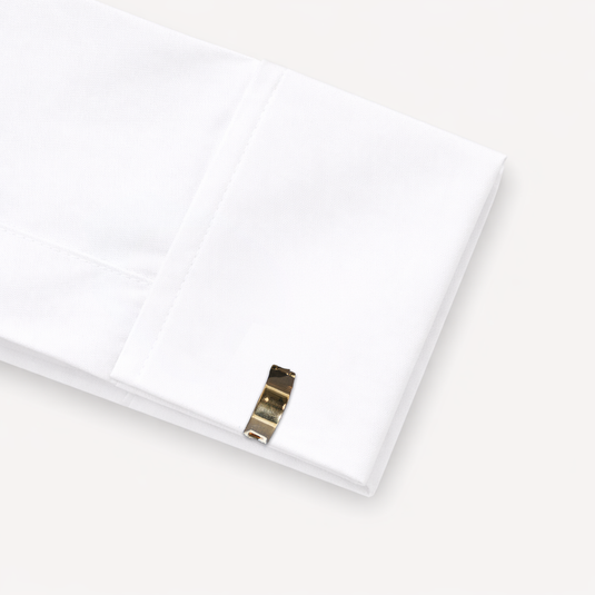 The Curved Form Cuff Links – Gold