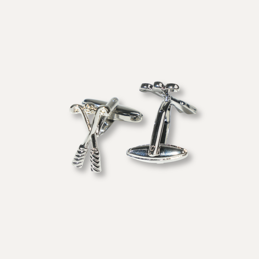 The Golf Club Cuff Links – Silver