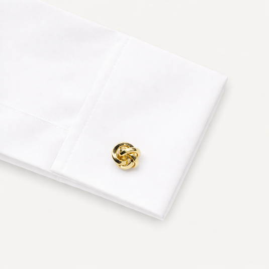 The Interlock Knot Cuff Links – Gold