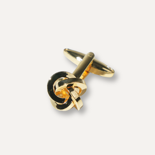 The Interlock Knot Cuff Links – Gold