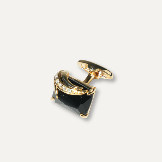 The Midnight Crest Cuff Links – Gold