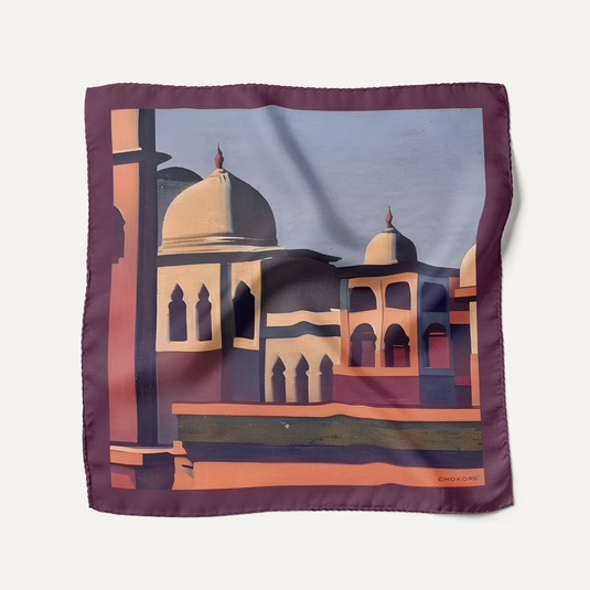 The Arte Pocket Square – Lucknow (Nawabi Arches)