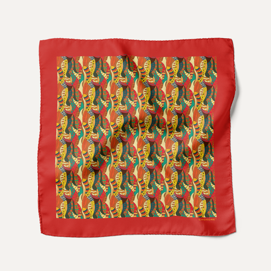 The Festival Drift Pocket Square – Multicolour