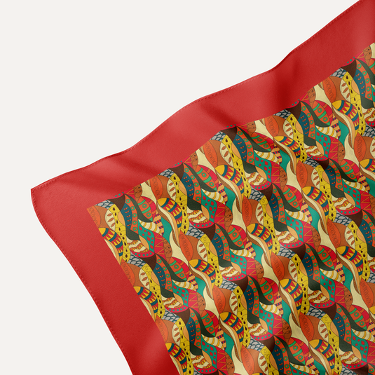 The Festival Drift Pocket Square – Multicolour