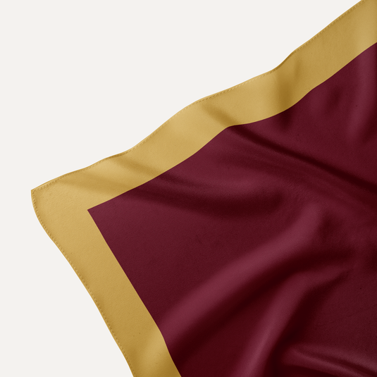 The Everyday Solid Pocket Square – Burgundy