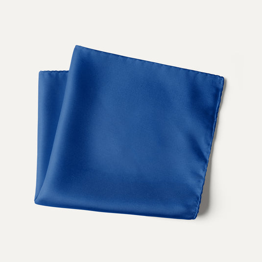 The Everyday Solid Pocket Square – Royal Blue
