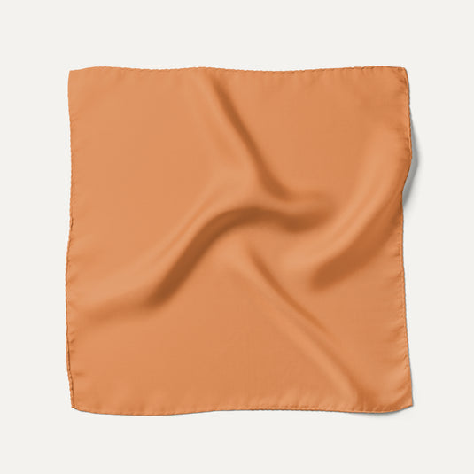 The Everyday Solid Pocket Square – Peach