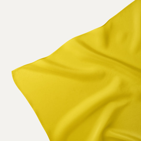 The Everyday Solid Pocket Square – Sun Yellow